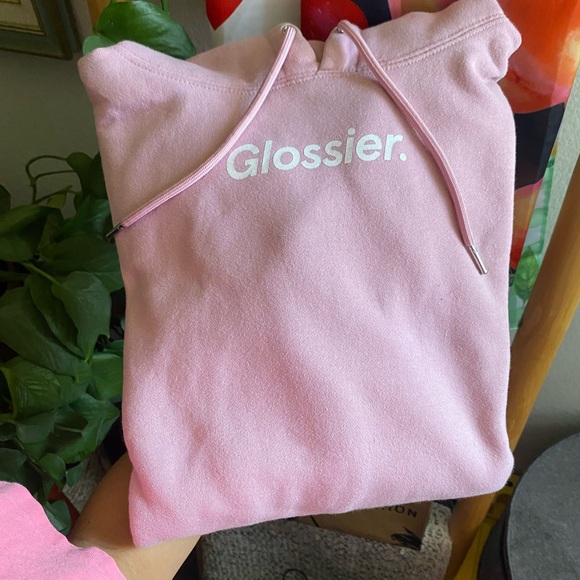 Glossier Pink Hoodie - Picture 1 of 4